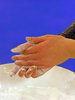 Chalking the hands