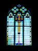 stained glass cross