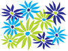 Abstract Daisies