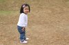 on dry grass