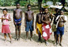 kids playing in African villag