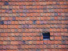 Slate tile roof