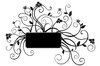 Isolated B&W Floral Set 8