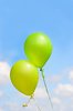 Balloons in blue sky