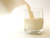 A glass of milk
