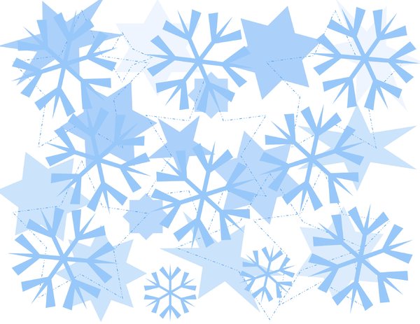 free clipart snowflakes background - photo #1