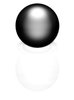 Black Button or Sphere