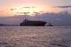 Entering port