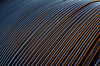 Spool of fiber optic cable