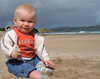 baby on the beach
