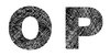 O and P