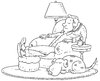 man in chair