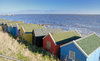 Beach scenes in Suffolk, Engla