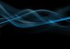 waves black background
