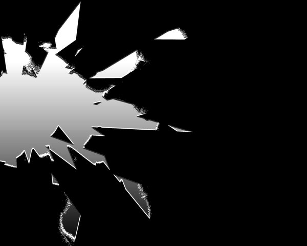 Cutting Glass 03: A fractal created by me and my laptop in 2008.