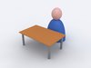 Person at desk