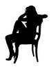 Sitting Silhouette
