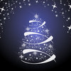Abstarct  Christmas tree