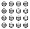 Glossy web button set.