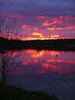 Spring sunset