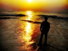 Sunset on Beach