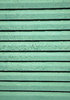 Green painted slats