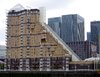 triangle shaped building
