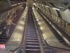 very long escalator