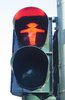 pedestrians stop