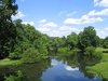 calm park scenery