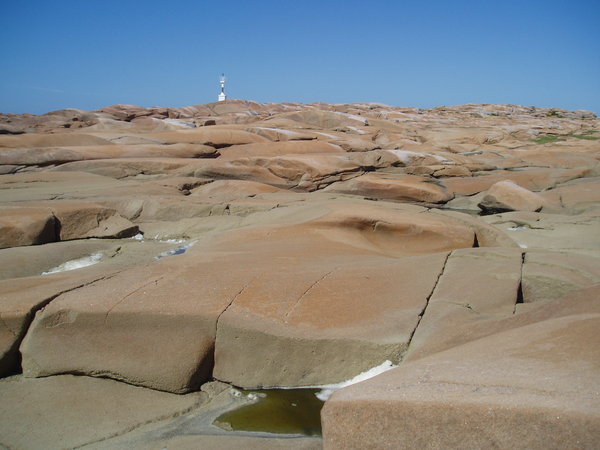 Red granite: The red cliffs on the swedish westcoast