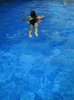 Swimming girl