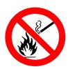 No Smoking, No Fire Sign