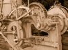 Vintage Steam-Powered Lumber C