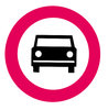 Engine vehicles forbidden