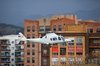 White helicopter