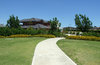 up the garden path