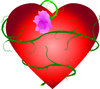 Heart With Rose