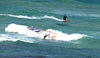 sailing through the surf