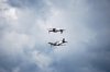 Acrobatic propeller airplanes