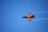 Acrobatic jet airplane