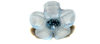 Plastic garnish flower