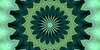 green leaf mandala