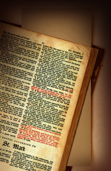 Saint Mark: The Gospel of Saint Mark from The Holy Bible.
