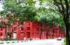 in the red