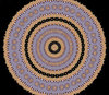 candlewax circles in the black