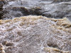 dirty river water