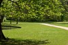 Park in spring colors