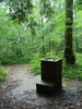 drinking fountain in the woods