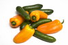 cucumber and paprika